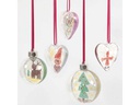 Creativ Company Weihnachtskugeln 15.6 cm zum Befüllen