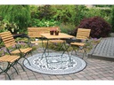Esschert Design Teppich 180 cm rund