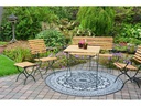 Esschert Design Teppich 180 cm rund