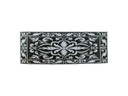 Esschert Design Teppich 70 x 200 cm schwarz/weiss