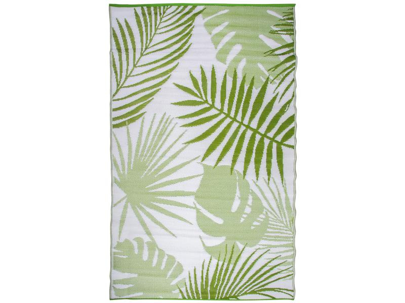 Esschert Design Teppich Dschungelblätter 151.5 x 241 cm