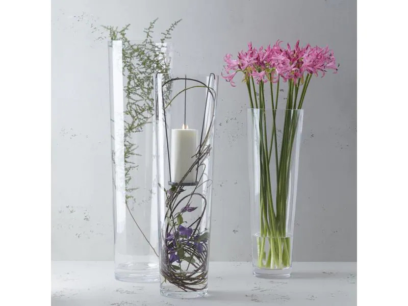 Leonardo Vase 70 cm Transparent