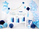 Partydeco Luftballons Wolken Transparent/Weiss Ø 30 cm, 6 Stück