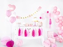 Partydeco Luftballons Wolken Transparent/Weiss Ø 30 cm, 6 Stück