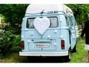 Partydeco Partyaccessoire Autodekoration Rose Selbstklebend Weiss
