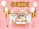 Partydeco Partyaccessoire Girlande Quasten 1.5 m, Gold