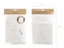 Partydeco Partyaccessoire Kartenbox Cards 24 x 24 cm, Weiss/Rosegold