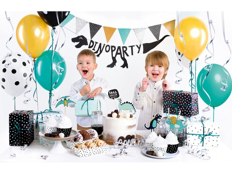 Partydeco Partyset Dinosaurs 10-teilig, Mehfarbig