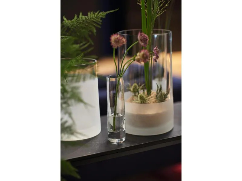 Leonardo Vase Novara 26 cm 2 Stück, Transparent