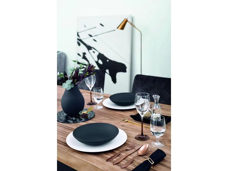 Villeroy &amp; Boch Vase Collier Perle No. 2, Schwarz