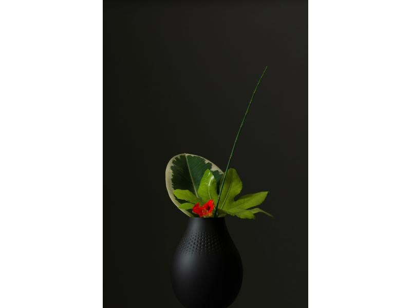 Villeroy &amp; Boch Vase Collier Perle No. 2, Schwarz