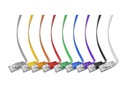 SLIM Slimpatchkabel  Cat 6, UTP, 0.1 m, Orange