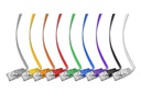 SLIM Slimpatchkabel  Cat 6, UTP, 0.1 m, Rot