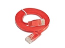 SLIM Slimpatchkabel  Cat 6, UTP, 0.1 m, Rot