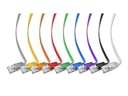SLIM Slimpatchkabel  Cat 6, UTP, 0.25 m, Blau