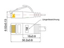 SLIM Slimpatchkabel  Cat 6, UTP, 0.25 m, Grün