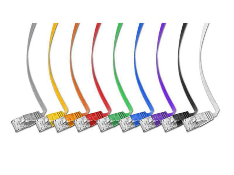 SLIM Slimpatchkabel  Cat 6, UTP, 0.25 m, Orange
