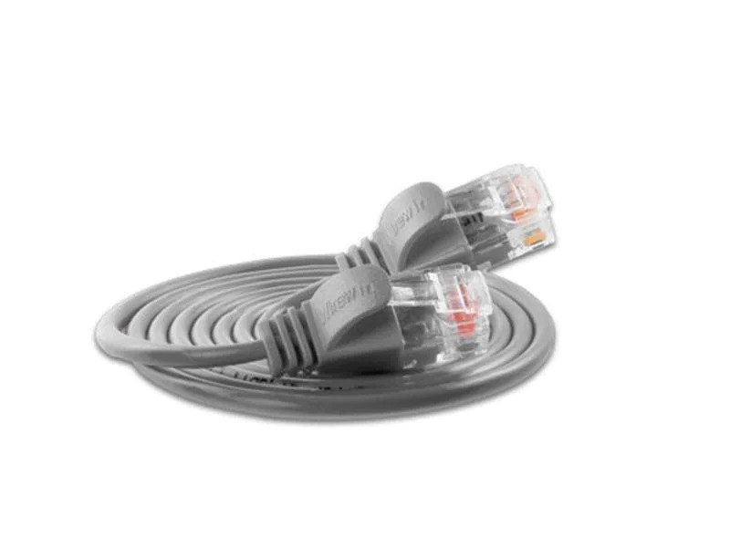 SLIM Slimpatchkabel  Cat 6, UTP, 0.5 m, Grau
