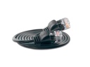 SLIM Slimpatchkabel  Cat 6, UTP, 0.5 m, Schwarz