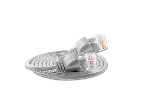 SLIM Slimpatchkabel  Cat 6, UTP, 0.5 m, Weiss