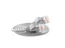 SLIM Slimpatchkabel  Cat 6, UTP, 0.5 m, Weiss