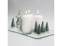 Creativ Company Zylinderkerze Ø 5 cm Weiss, 6 Stück