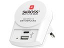 SKROSS Weltreiseadapter PRO+ USB (A+C)