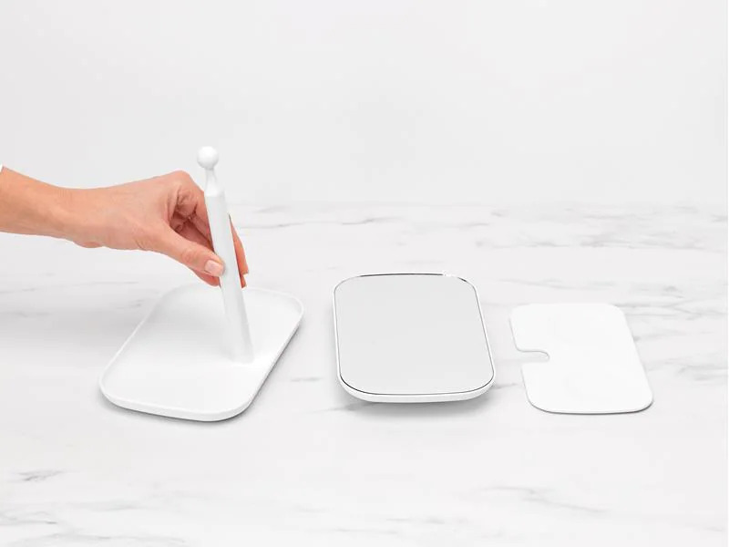 Brabantia Kosmetikspiegel mit Ablageschale, Weiss