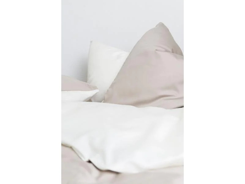 Nobilium Kopfkissenbezug Mia Ivory/Taupe 50 x 70 cm