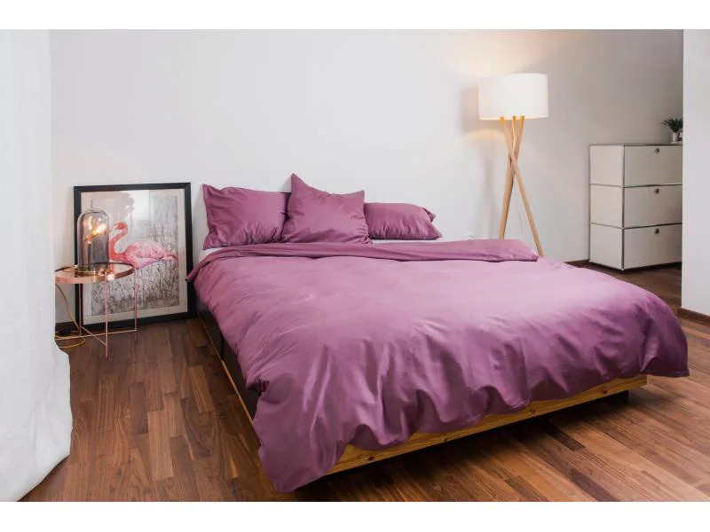 Nobilium Kopfkissenbezug Oni Mauve 65 x 100 cm