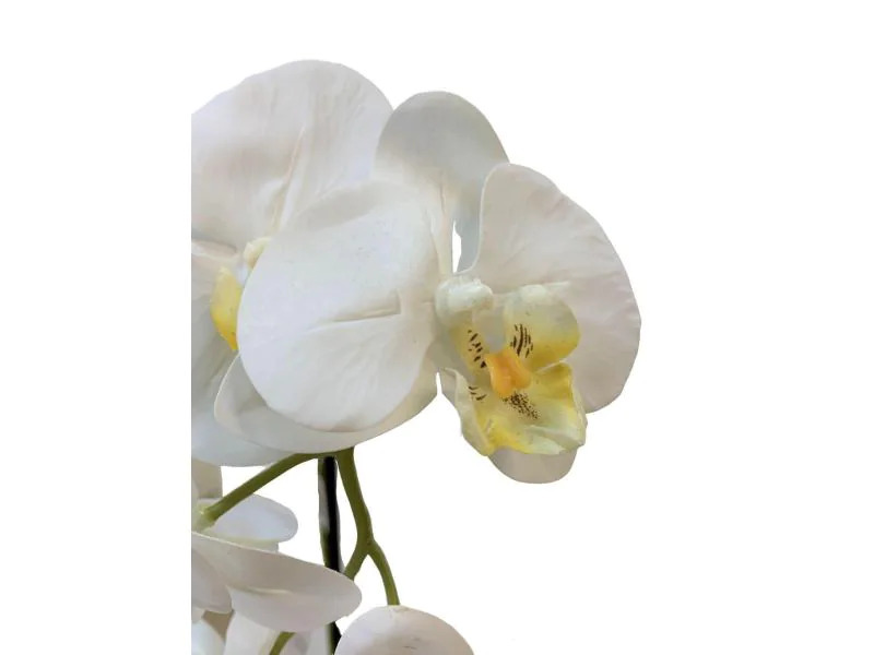 Botanic-Haus Kunstblume Phalenopsis  im Topf, 4 Rispen, Weiss