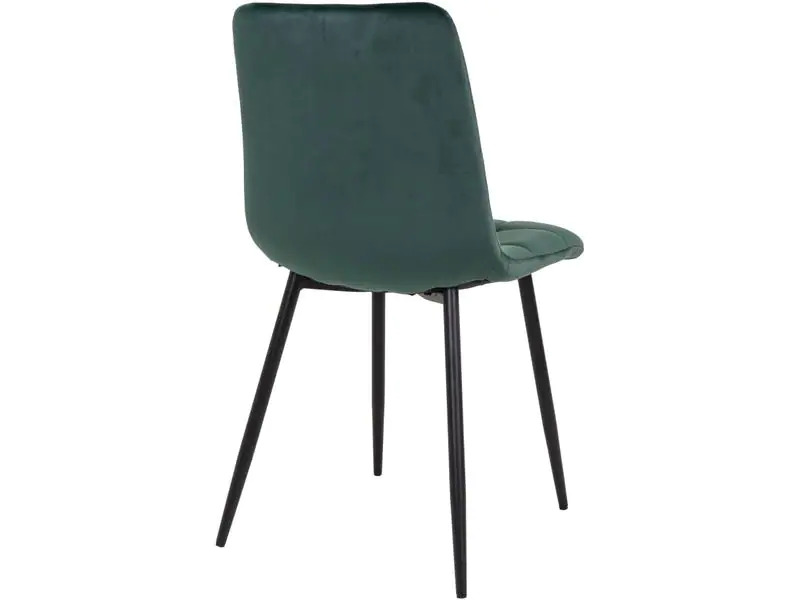 House Nordic Stuhl Middelfart 2 Stück, 86 x 55 cm, Grün/Schwarz