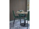 House Nordic Stuhl Middelfart 2 Stück, 86 x 55 cm, Grün/Schwarz