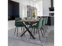 House Nordic Stuhl Middelfart 2 Stück, 86 x 55 cm, Grün/Schwarz