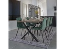 House Nordic Stuhl Middelfart 2 Stück, 86 x 55 cm, Grün/Schwarz