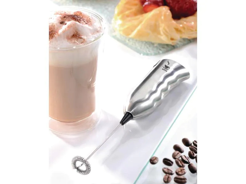 GEFU Milchschäumer Marcello Silber