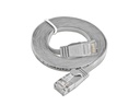 SLIM Slimpatchkabel  Cat 6, UTP, 10 m, Grau