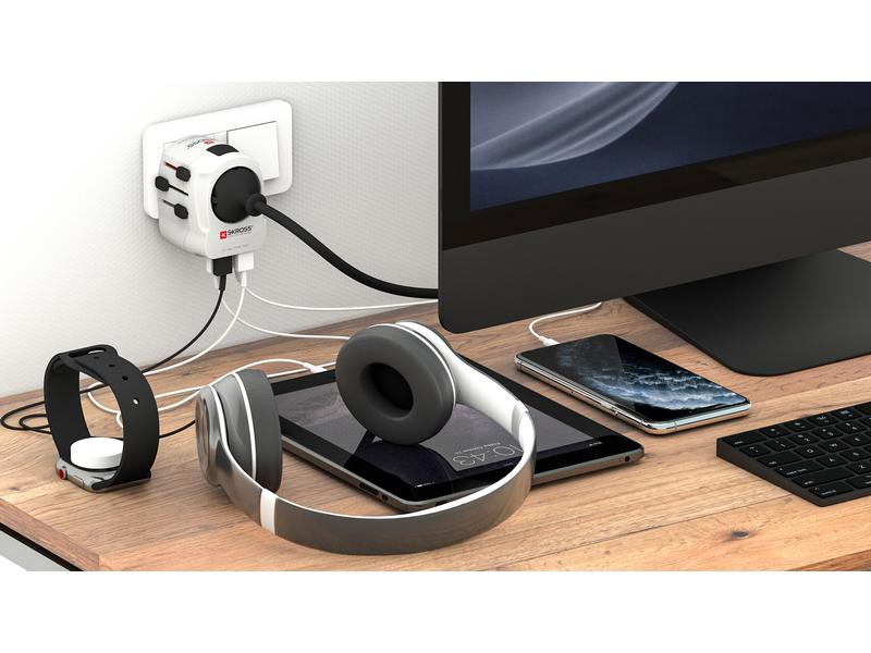 SKROSS Reiseadapter PRO Light 4x USB A
