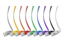 SLIM Slimpatchkabel  Cat 6, UTP, 10 m, Violett