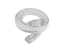 SLIM Slimpatchkabel  Cat 6, UTP, 10 m, Weiss