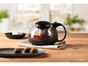 Montana Teekanne ASSAM 1 l, Schwarz/Transparent