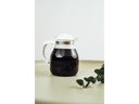Montana Teekanne CONTENT 1.25 l, Transparent/Weiss