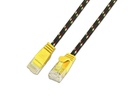 SLIM Slimpatchkabel  Cat 6, UTP, 2 m, Gelb
