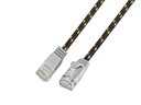 SLIM Slimpatchkabel  Cat 6, UTP, 2 m, Grau