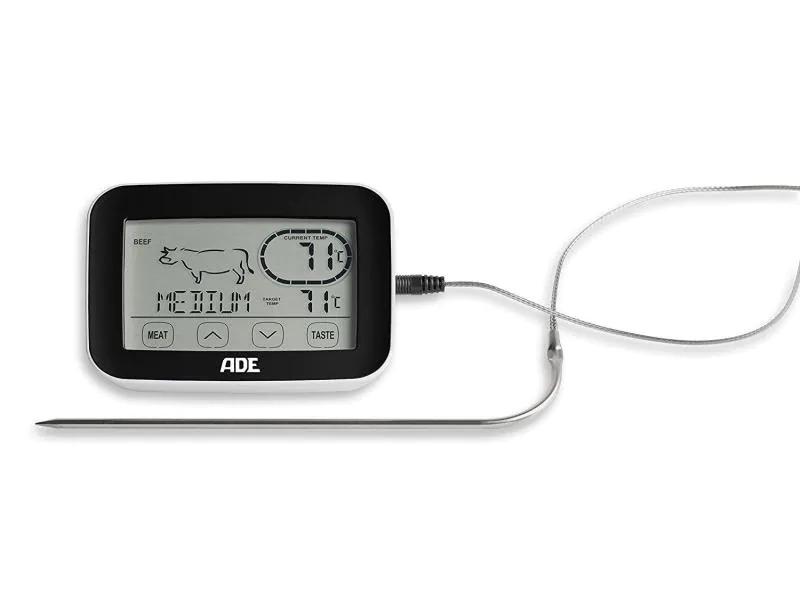 ADE Bratenthermometer  BBQ 1408 Schwarz, Weiss