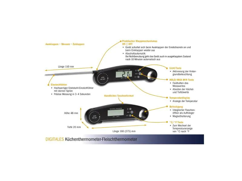 TFA Dostmann Einstichthermometer Digital