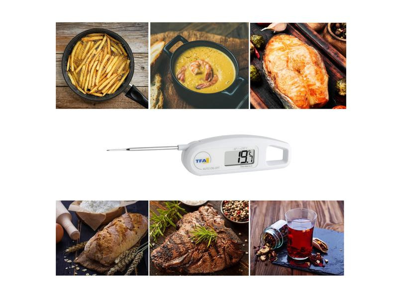 TFA Dostmann Einstichthermometer THERMO JACK, Weiss