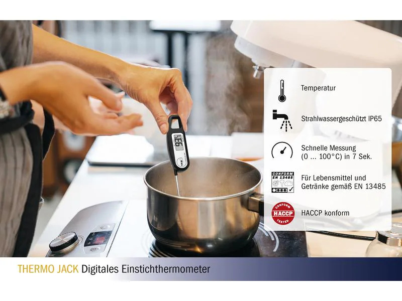 TFA Dostmann Einstichthermometer THERMO JACK, Weiss