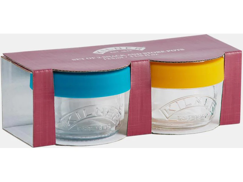 Kilner Einmachglas Snack and Store 125 ml, 2 Stück