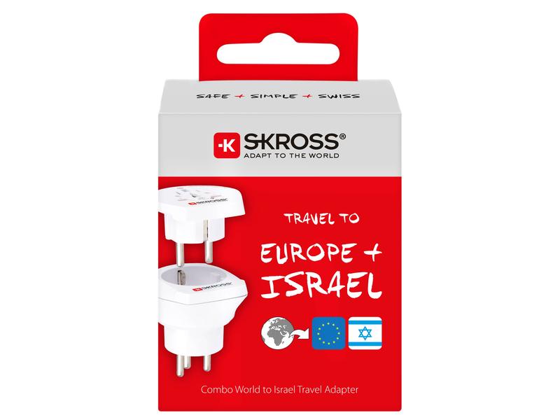 SKROSS Reiseadapter Combo World – Isr